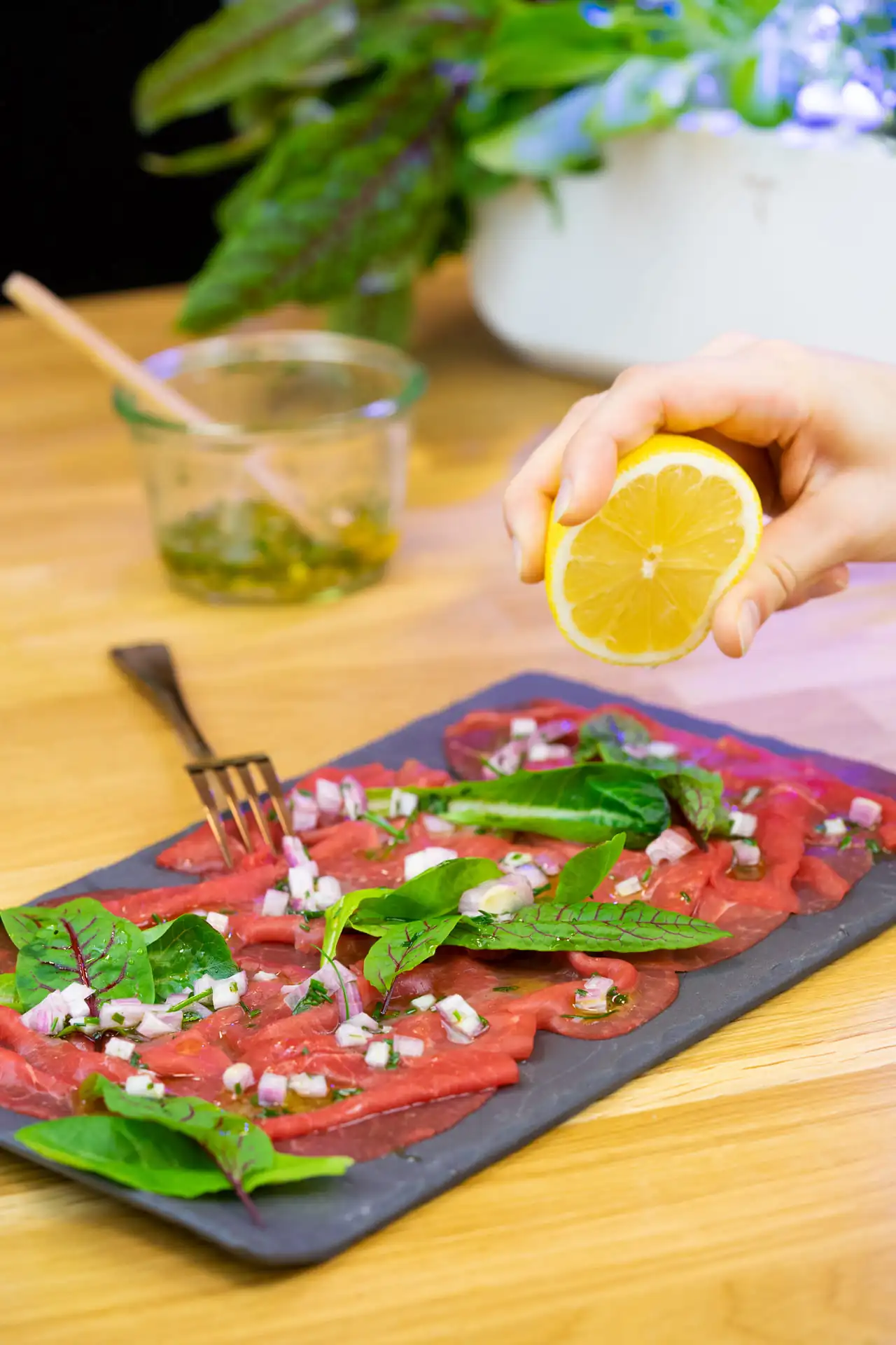 Carpaccio de boeuf